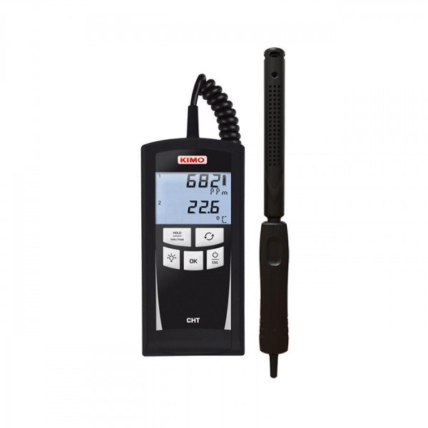 Sensor portátil de CO2/Temperatura/HR