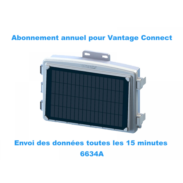 Abonnement annuel 15 minutes pour Vantage Connect