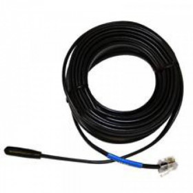 Temperature sensor with RJ connector