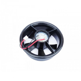 Fan for actively ventilated shelters