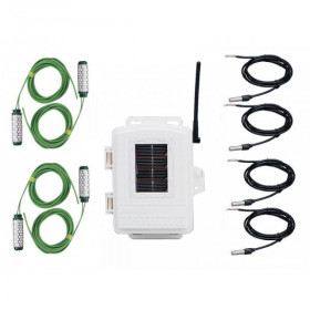 Agricultural measuring station with 8 probes