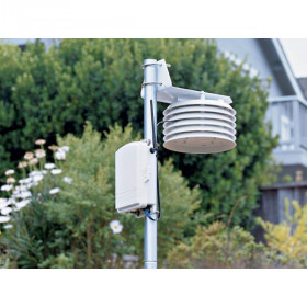 Air temperature and humidity measuring station