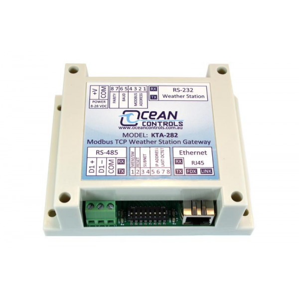 Modbus TCP/IP gateway for Vantage Pro2