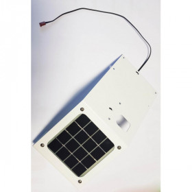 Solar panel for 24 hours active ventilation
