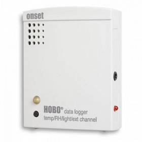 Registrador de temperatura, humedad relativa y luz HOBO U12 (1 canal externo)