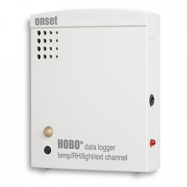 Registrador de temperatura, humedad relativa y luz HOBO U12 (1 canal externo)